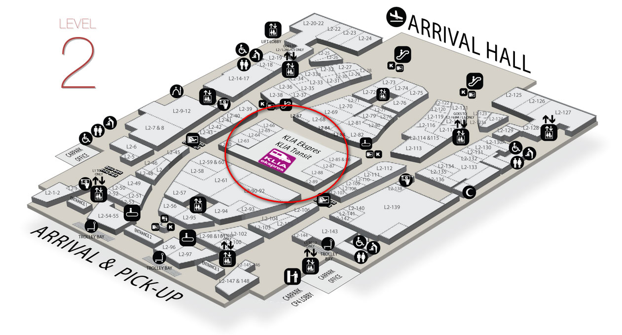 Kl Sentral Arrival Hall / KLIA 2 Tourist Guide: KLIA2 Departure Guide